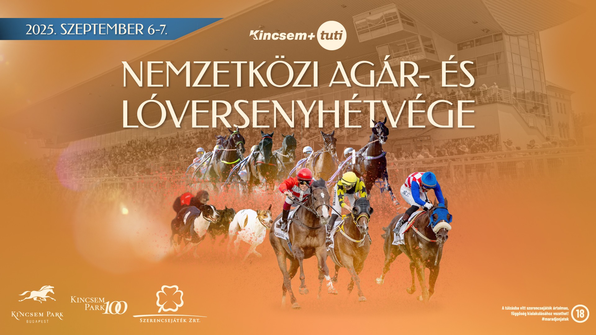 Kincsem+ Tuti Nemzetközi Agár- és Lóversenyhétvége 2025